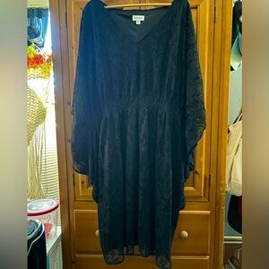 Avenue black lace dress